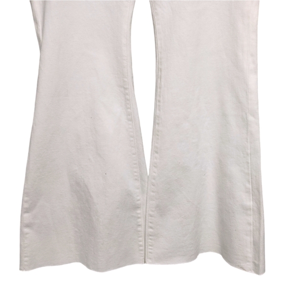 DL1961 Bridget Boot White Raw Hem High Waist Jeans Womens Plus Size 18W NWT - Picture 9 of 14